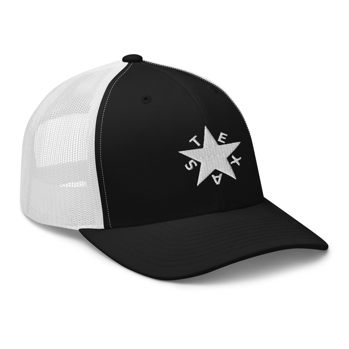 Texas Zavala Star Mesh Snapback Premium Adult Retro Trucker