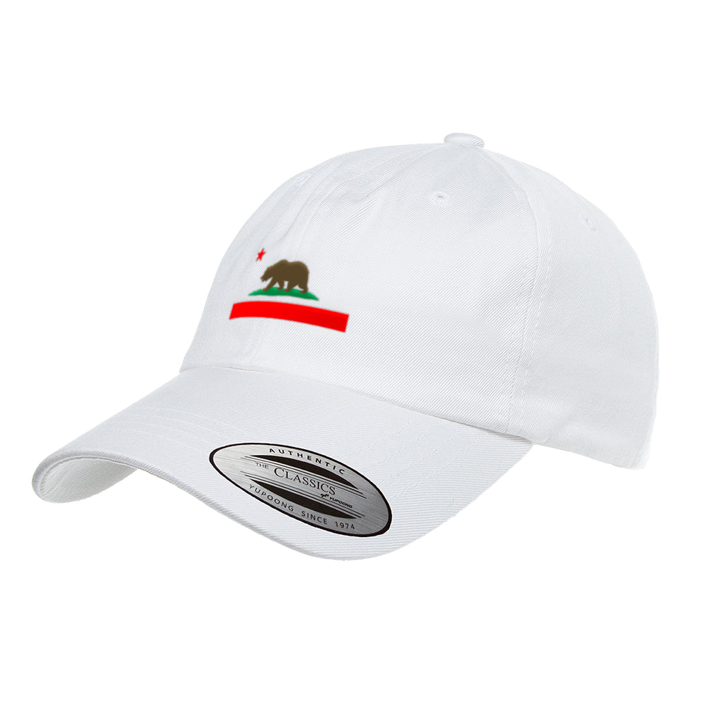 California Republic State Flag Dad Hat 6245CM Official Flag Hat