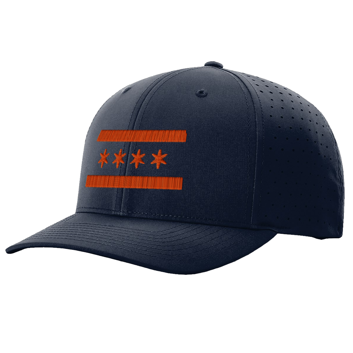 Chicago Orange Flag Performance Hat, embroidered