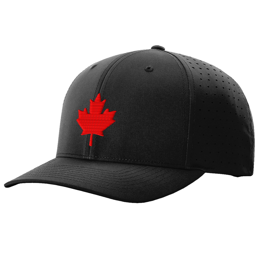Canada Maple Leaf Performance Hat, embroidered
