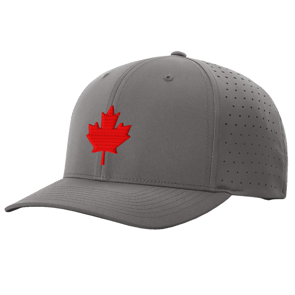 Canada Maple Leaf Performance Hat, embroidered