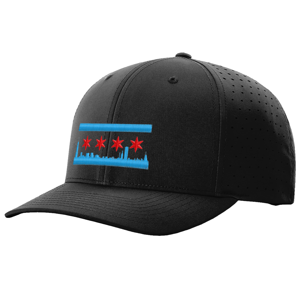 Chicago Skyline Performance Hat, embroidered