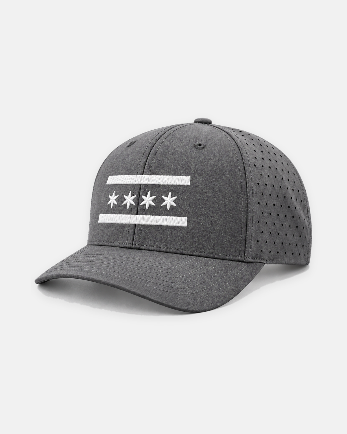 Chicago white flag laser performance 632 hat in gray