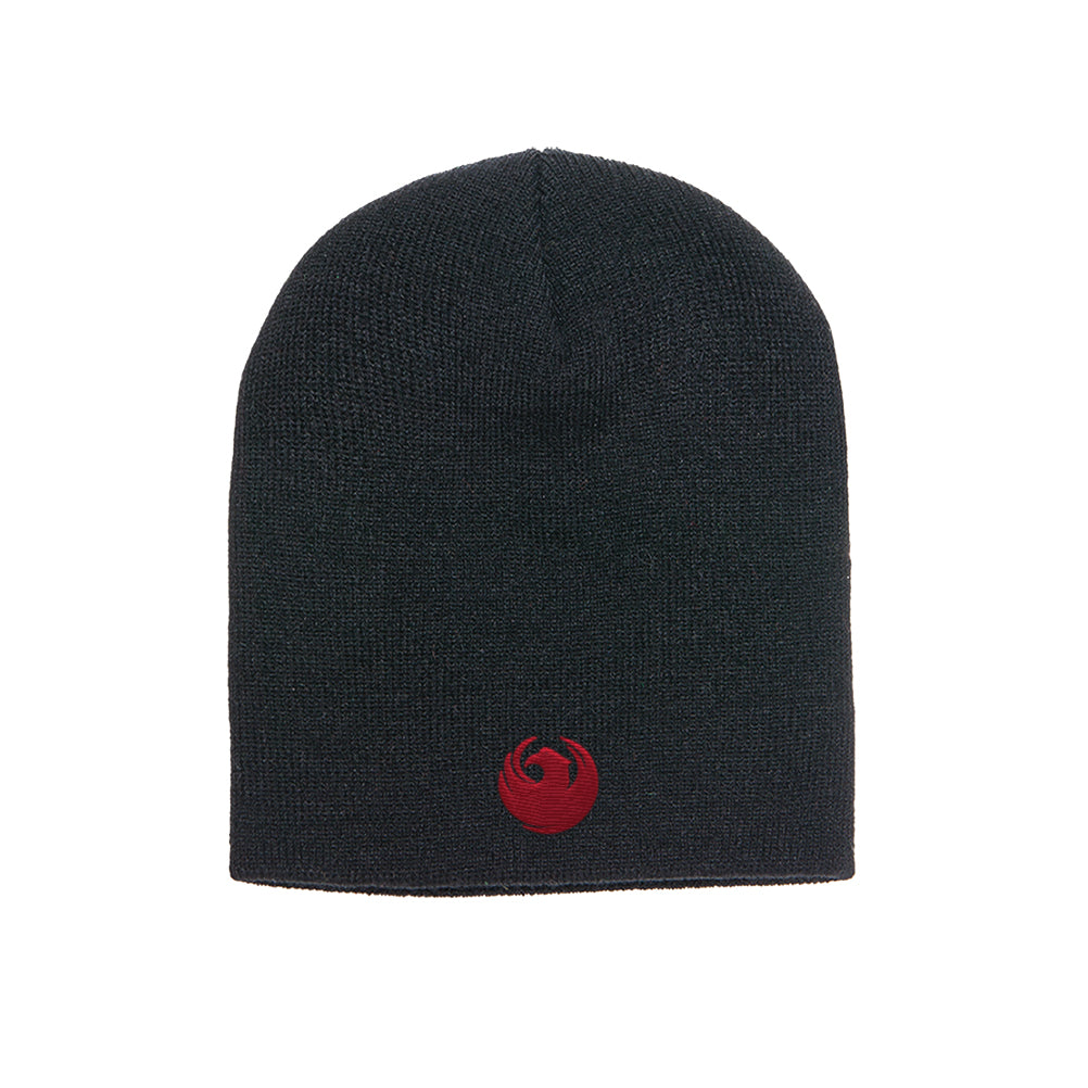 Phoenix Arizona Flag beanie in black, front view
