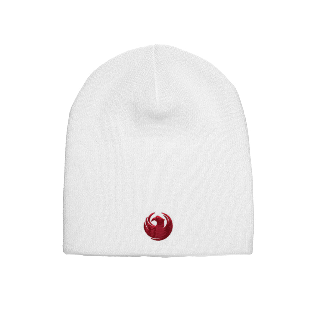 Phoenix Arizona Flag beanie in white, front view